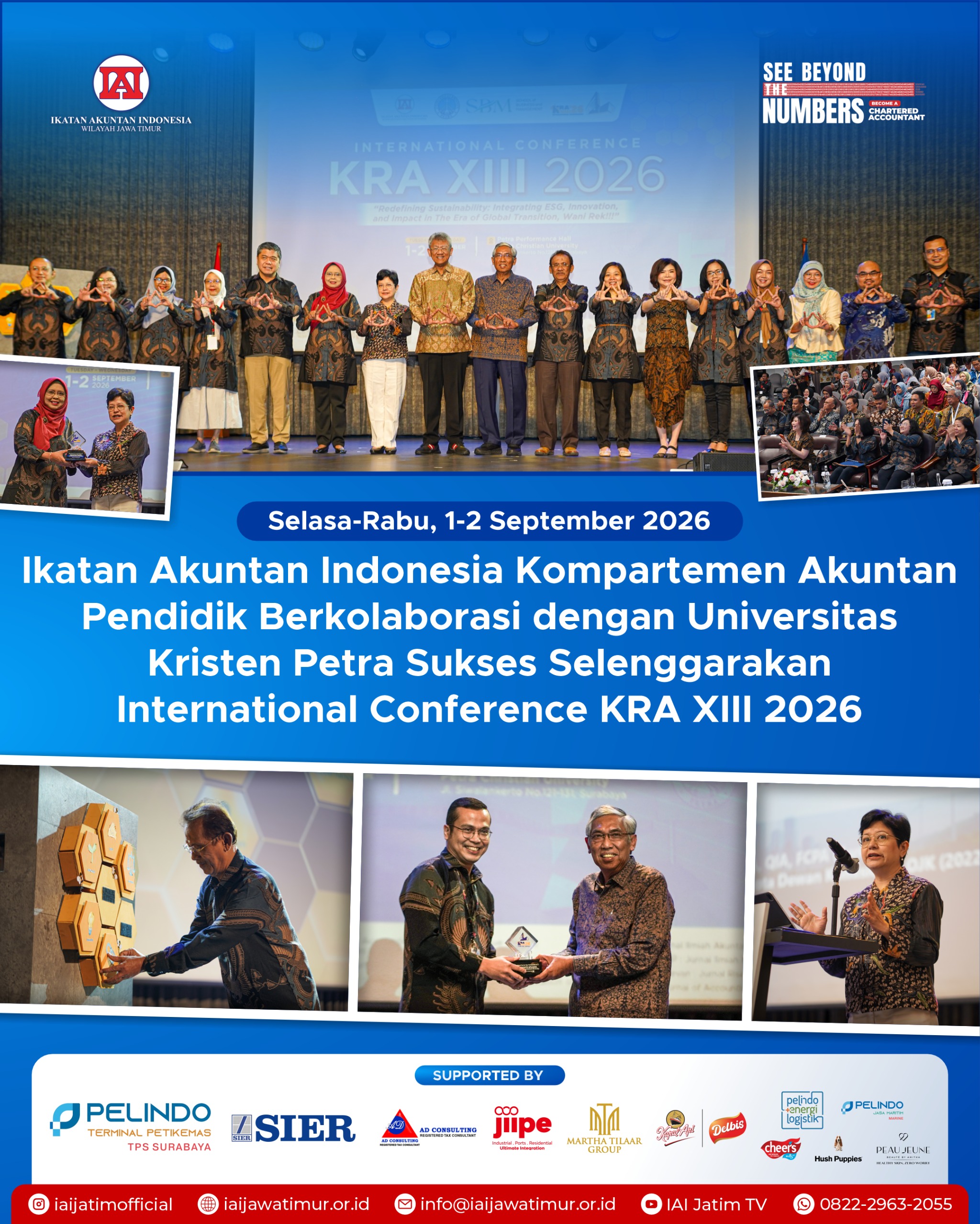 IAI KAPd dan Universitas Kristen Petra Sukses Selenggarakan International Conference KRA XIII 2026